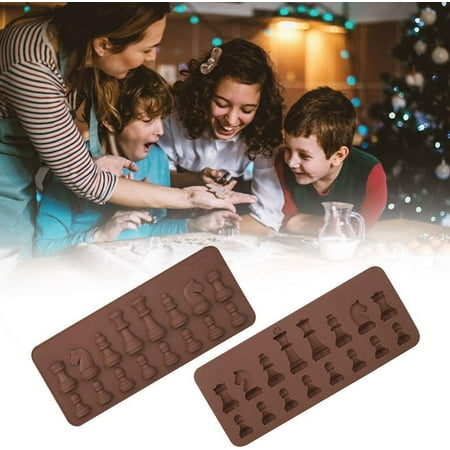 

Silicone Chocolate Mold International Chess Shapes