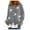 Grey, variant on Towmus Women's Sweaters Cropped Cardigan Tops Sweaters Artistic Floral Print Cable Knit Sweater Outwear
