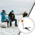 thumbnail image 2 of Ice Fishing Tip-Up Flags for Winter, Foldable Design with Bright Orange Signal, 2 of 6