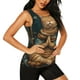 thumbnail image 2 of Fotbe Surreal Meditating Cat Blusas Sin Mangas para Mujer – Estilo Casual, Corte Suelto, Slim-Fit, Cuello Redondo Deportivo, Tops de Verano para Gimnasio y Yoga-X-Large, 2 of 7