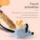 thumbnail image 4 of Juguete Interactivo para Gatos Ratón Juguetes para Gatos en Movimiento Juguetes para Gatos de Control Remoto Ratones Juguete Electrónico en Movimiento Auto Juego Regalo Gris, 4 of 8