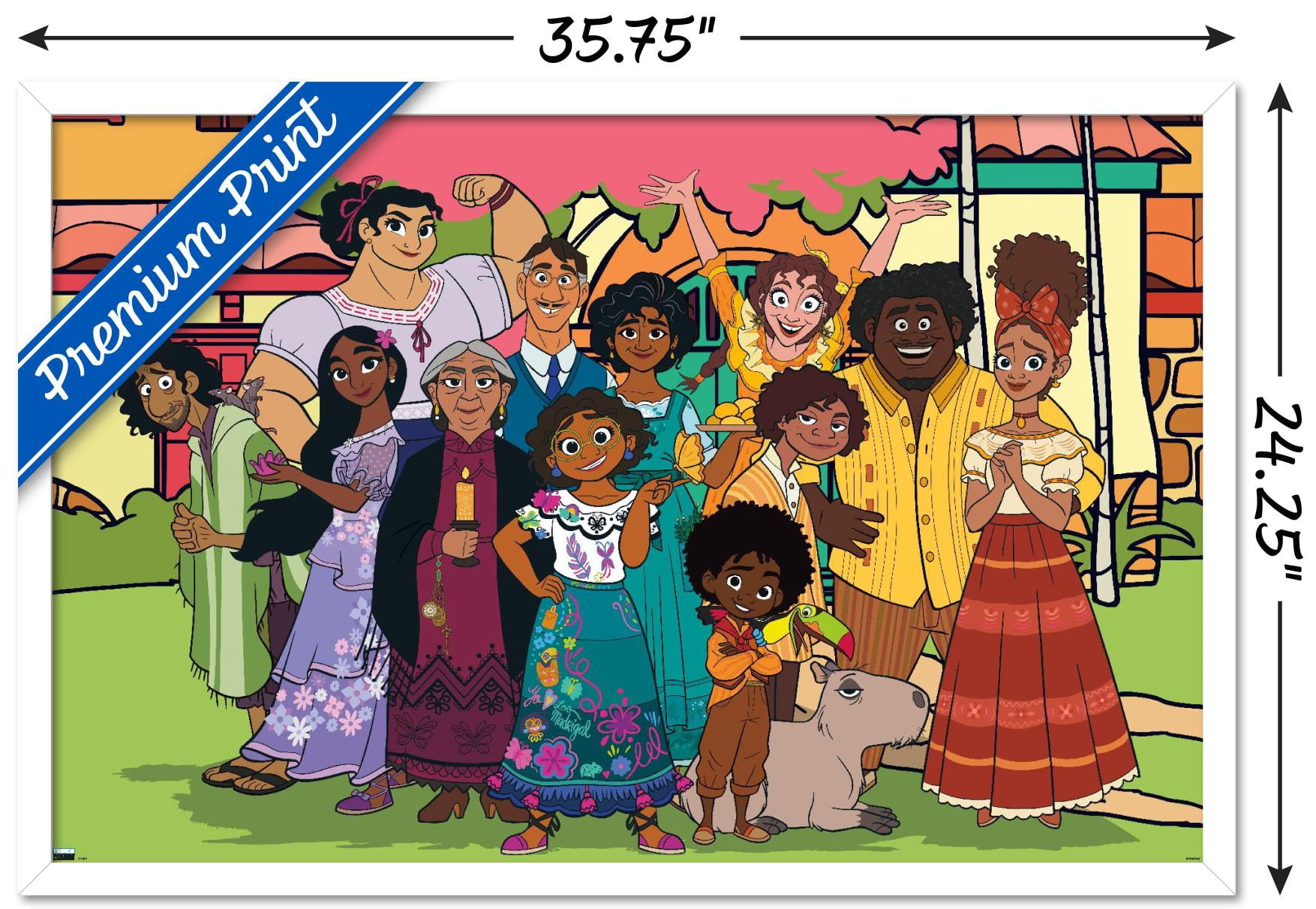 Disney Encanto - Family Wall Poster, 22.375" x 34", Framed