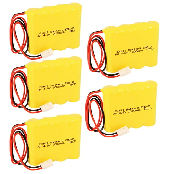 5pc Exit Light Battery Compatible with NABC 721259000 Dual-lite 12-790