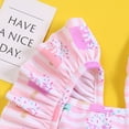 thumbnail image 5 of Mercatoo Mercatoo𝐎ne-𝐏iece Toddler Baby Girl Summer Swimsuit Strawberry Ruffle Bikini Bathing Suit Girls Summer Beach Swimwear, 5 of 9