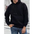 thumbnail image 3 of Sudadera Para Relajado Pure Color Pop Hombre Larga Oversize, 3 of 8