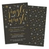 Personalized Jingle & Mingle Holiday Party invitations