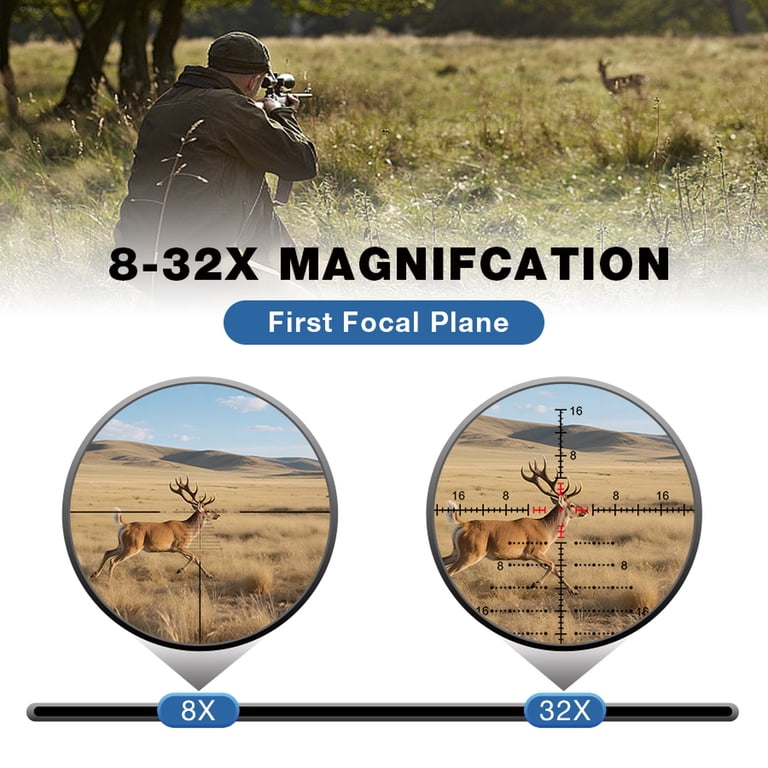 DISCOVERYOPT LHD 8-32X56 MIL Side Parallax Adjustment Front Focus