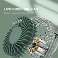 thumbnail image 5 of Necklace Fan Mini Wearable Fans Neckband Fan USB Rechargeable Quiet 3 Speed Hand Free Fan for Office Home Outdoor Traveling Wearable Fan, 5 of 8
