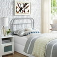 thumbnail image 2 of Modway Serena Metal Stainless Steel Adjustable Height Headboard, Twin, Gray, 2 of 5