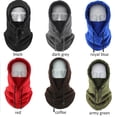 thumbnail image 6 of Winter Full Face Polar Fleece Windproof Warmer Beanies Ski Mask Caps Winter Hat Balaclava COFFEE, 6 of 7