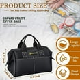 thumbnail image 3 of PYYNA-12 Inch Small Tool Bag for Men, Multi Pocket Small Tool Box, Canvas Tool Bags Organizer, Zipper Tool Tote for Mechanic & Electrician Storage Wrenches Pliers, 3 of 4
