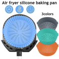 thumbnail image 3 of Reusable Air Fryer Silicone Pot With Handle Heat-resistant Liner Basket Pan Padaa, 3 of 3