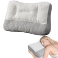 thumbnail image 1 of Almohada para la apnea del sueño, almohada cervical Proease, almohada ortopédica para dormir profundamente Proease, almohada ergonómica Proease para cuello y hombros, 1 of 5