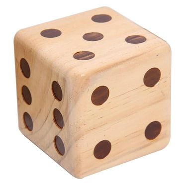 1pc 9cm Decorative Large Wood Dice Entertainment Dice Toy Game Toy for Home School Bar Pub KTV