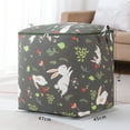 thumbnail image 1 of Sac de Rangement pour Vêtements [3 Pack/100L], Grande Capacité avec Poignée Renforcée et Fenêtre Transparente, Conteneurs de Rangement Pliables pour Couette, Couverture, Literie, 1 of 1