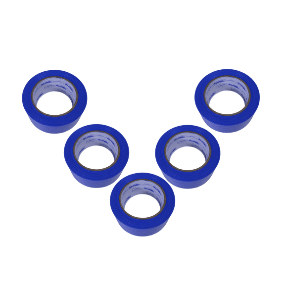 5 Rolls Molding Tape - All Weather, No Residue- 2" x 108' Blue, PerForated (6)