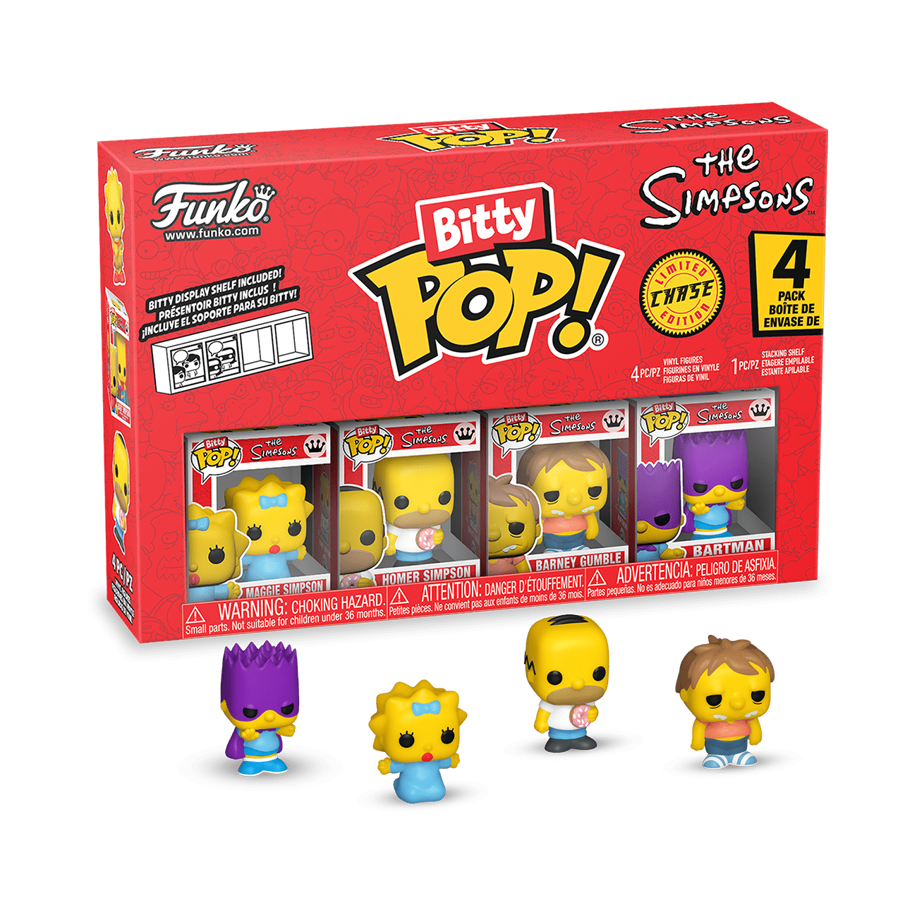 Funko Bitty POP! 4-Pack: The Simpsons - Itchy Vinyl Mini-Figures