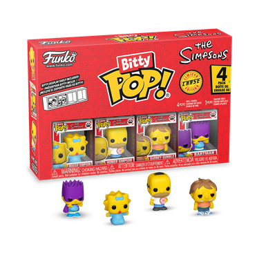 Funko Bitty POP! 4-Pack: The Simpsons - Maggie Collectible Vinyl Mini-Figures