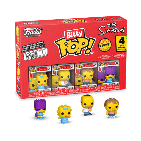 Funko Bitty POP! 4-Pack: The Simpsons - Maggie Collectible Vinyl Mini-Figures