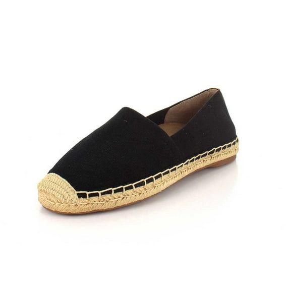 Vionic Women's Valeri Espadrille Flat, Black, 9 B(M) US