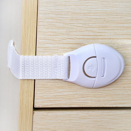 iLH 8Pcs Baby Adhesive Safety Locker For Cabinet Door Drawers