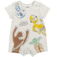 thumbnail image 5 of Star Wars Chewbacca R2-D2 C-3PO droids Newborn Baby Boys Romper and Sunhat Chewbacca, R2-D2, C-3Po, Yoda Newborn, 5 of 5
