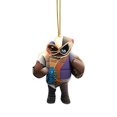 thumbnail image 2 of Dsscvnef Rugby Player Keychain Sports Souvenir 2D Acrylic Statue Wrist Style Collectible Fan Unique Design, 2 of 6
