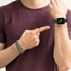 thumbnail image 2 of Black Perseguidor de la aptitud de la prenda impermeable del reloj elegante con el monitor de la temperatura del cuerpo del ritmo cardíaco, 2 of 5