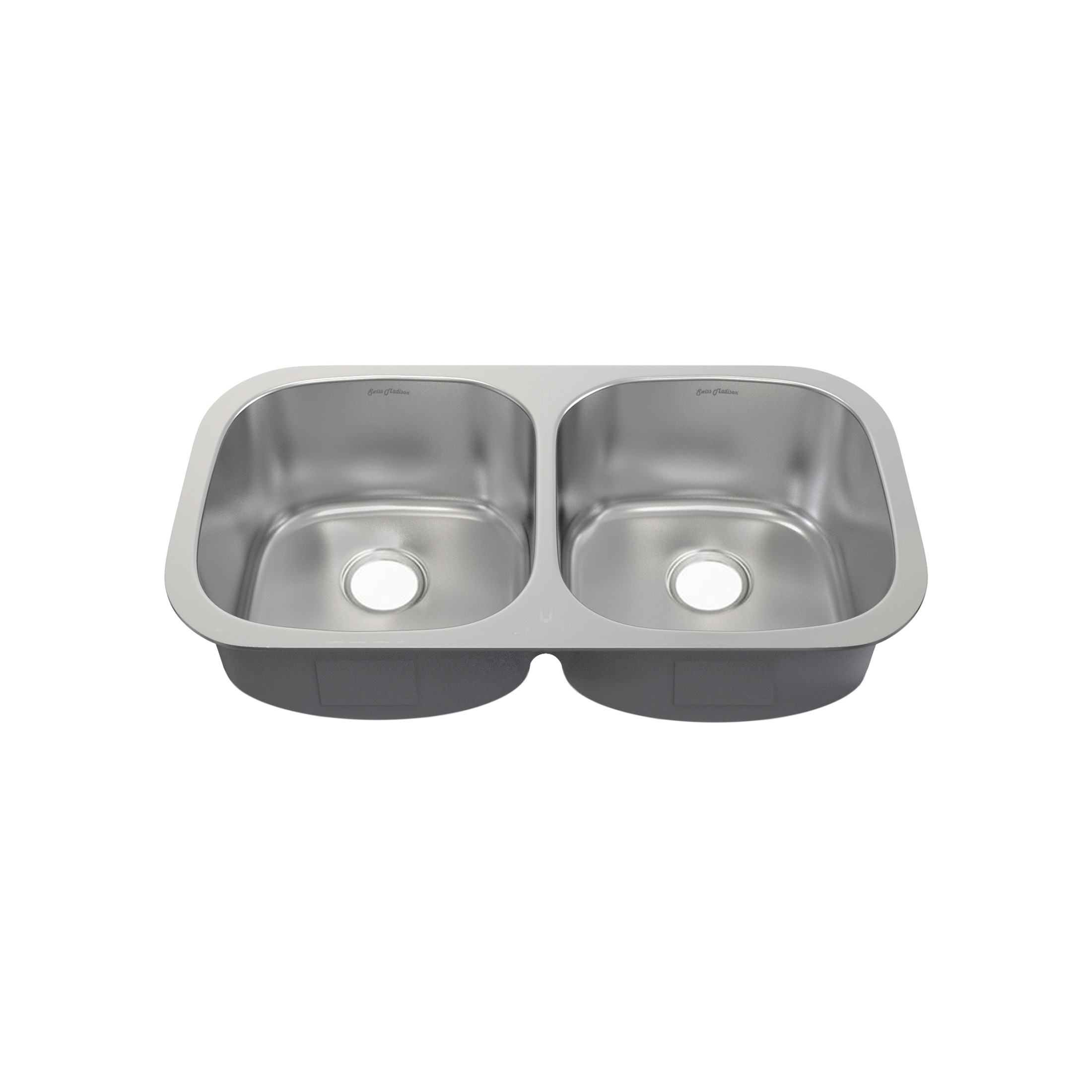 Toulouse 32 x 18 Stainless Steel, Dual Basin, Under-Mount Kitchen Sink