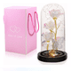 thumbnail image 1 of Flor Eterna Artificiales Regalos Para Mujer Rojo Blanco, 1 of 5