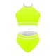thumbnail image 5 of Traje de Baño de 2 Piezas para las Mujeres Hawaiana Estampado Tropical Cami Bra con Volantes, Juegos de Baño de Ropa de Playa para la Piscina Y el Mar, 5 of 7