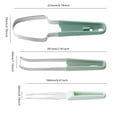 thumbnail image 3 of Oleegame 2PC Tomato Slicer And Lemon Slicer Stainless Steel Watermelon Cutter Fruit Clip Multi Functional Household Fruit Divider Beige, 3 of 7