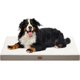thumbnail image 1 of Dog Crate Bed Washable Dog Beds for Large Dogs, Big Waterproof Orthopedic Dog Bed with Egg Crate Foam Pet Bed Mat, Removable Oxford Cooling Cover, Khaki, 1 of 5