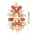 thumbnail image 3 of Bird Toys, Parrot Toys for Large Birds,Natural Corn cob and Loofah Slices Bird chew Toys for African Grey Parrots, Macaws, Cockatoos, Amazon Parrot and other Small and Medium-Sized Parrot (Beige), 3 of 8