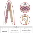thumbnail image 5 of LAICAIW Wide Shoulder Strap Adjustable Replacement Belt Guitar Style Crossbody Bag Handbag Strap Multicolor Canvas Straps(wide:1.97"(5CM)) (Color22), 5 of 5