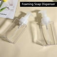 thumbnail image 2 of 2 Pack Foaming Soap Dispenser 15Oz Refillable Foam Liquid Hand Soap Empty Plastic Pump Bottle Container - Clear 450Ml, 2 of 8