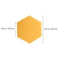 thumbnail image 2 of 4pcs Hexagon Felt Message Board Photo Display Board Felt Wall Display Board, 2 of 5