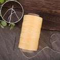 thumbnail image 6 of Jupean Leather Sewing Waxed Thread, for Leather Craft DIY, Sewing Trim, Apricot, 6 of 7