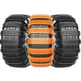 thumbnail image 4 of WarmFuPalace 20 Pack Universal Heavy Duty Anti-Skid Snow Tire Chains, Reusable TPU Non-Slip Zip Tie Tire Chains for Car SUV Truck Pickup in Winter Emergency, Black, 4 of 8