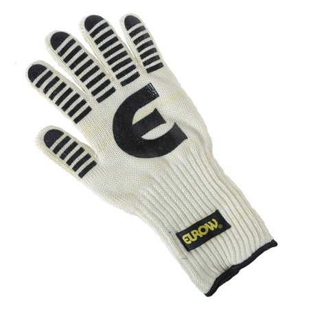 Flame Resistant Gloves - Eurow Heat and Flame Resistant Silicone Oven Glove - 13 inches