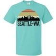 thumbnail image 3 of Inktastic Seattle Washington Skyline Sunset T-Shirt, 3 of 5