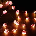 thumbnail image 5 of 4m long, 40 cherry blossom LED lights, USB and batteries, for Christmas, girl's room, bedroom, indoor, outdoor, wedding, Valentine's Day., 5 of 5