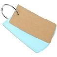thumbnail image 1 of CATIEBYE 1Set Notecards with Ring Sky Blue Perfect for Memory Flashcards and Office Use, 1 of 5