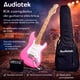 thumbnail image 2 of Guitarra Electrica AUDIOTEK con Amplificador 9V Y 5A Accesorios Incluidos Pua Correa Cable de Conexión Barra de Tremolo Herramienta de Ajuste Guitarras Musicales, 2 of 7