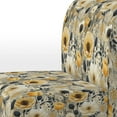 thumbnail image 4 of Designart "Sunlit Yellow Floral Serenity I" Yellow Floral Upholstered Accent Chair - Cottage Arm Chair For Living Room, 4 of 5