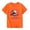 Orange-1, variant on Odeerbi Toddler Kids Boys Girls 4th of July T-Shirt Short Sleeve American Flag Graphic Tee
