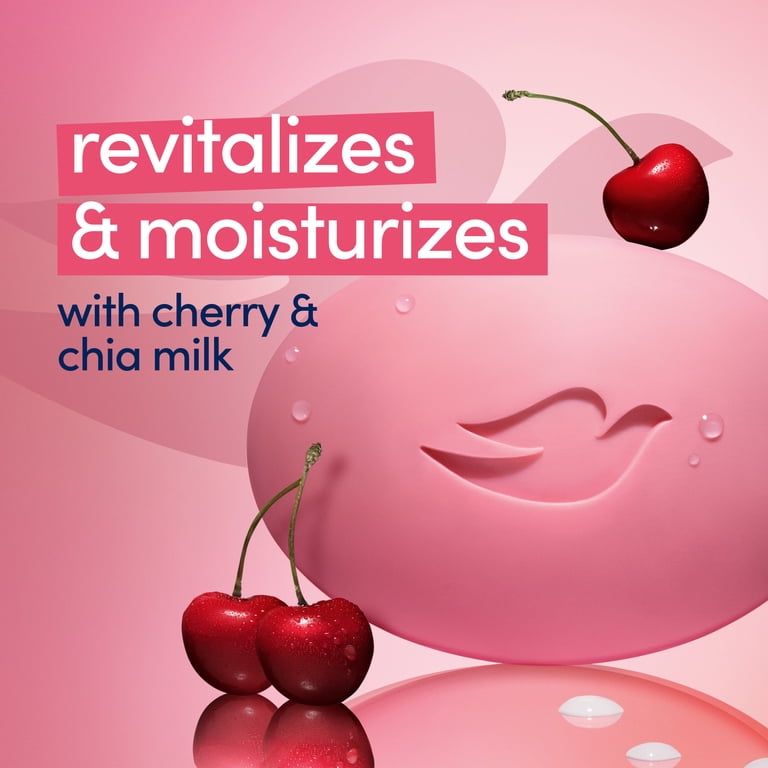 Dove Beauty Bar Soap For Revitalized Skin, Revitalizante Cherry