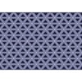 thumbnail image 1 of Ahgly Company Machine Washable Indoor Rectangle Transitional Night Blue Area Rugs, 2' x 3', 1 of 7