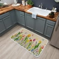 thumbnail image 4 of Spring Kitchen Mats Set of 2,Non-Slip Cute Kitchen Mat Anti Fatigue Mat for Spring Decorations 17"x47"+17"x30", 4 of 6