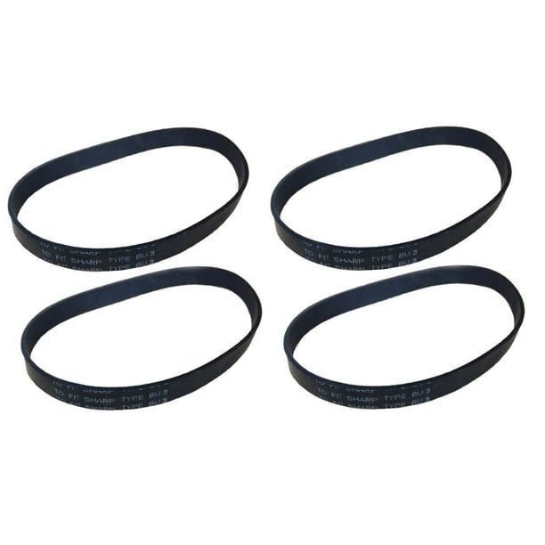 Sharp Twin Energy Upright Vacuum Cleaner Belt Replaces BU3, 4 Pack